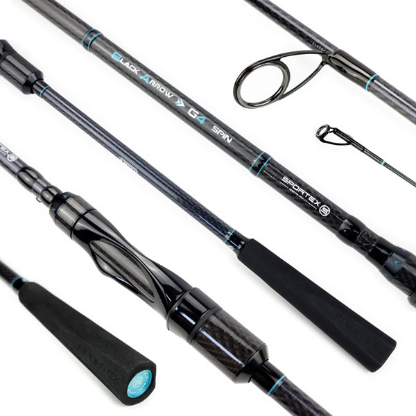 სპინინგი Sportex Black Arrow G4 BA2814, 2.70 მ (2 ნაწილი), ტესტი 80 გ