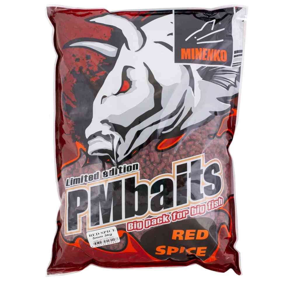 პელეტსი MINENKO Red Spice 5მმ (3კგ)