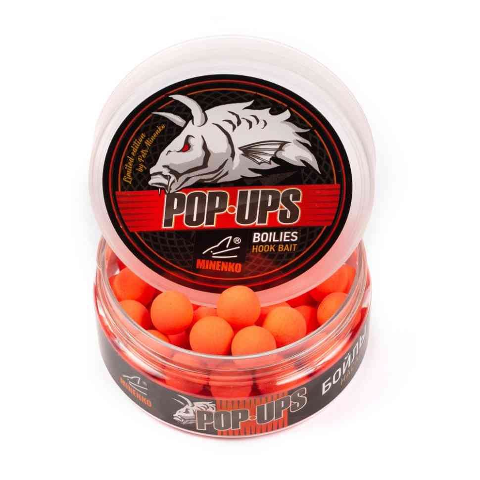 ტივტივა ბოილები MINENKO STRAWBERRY (Fluo) Pop-Up 14მმ