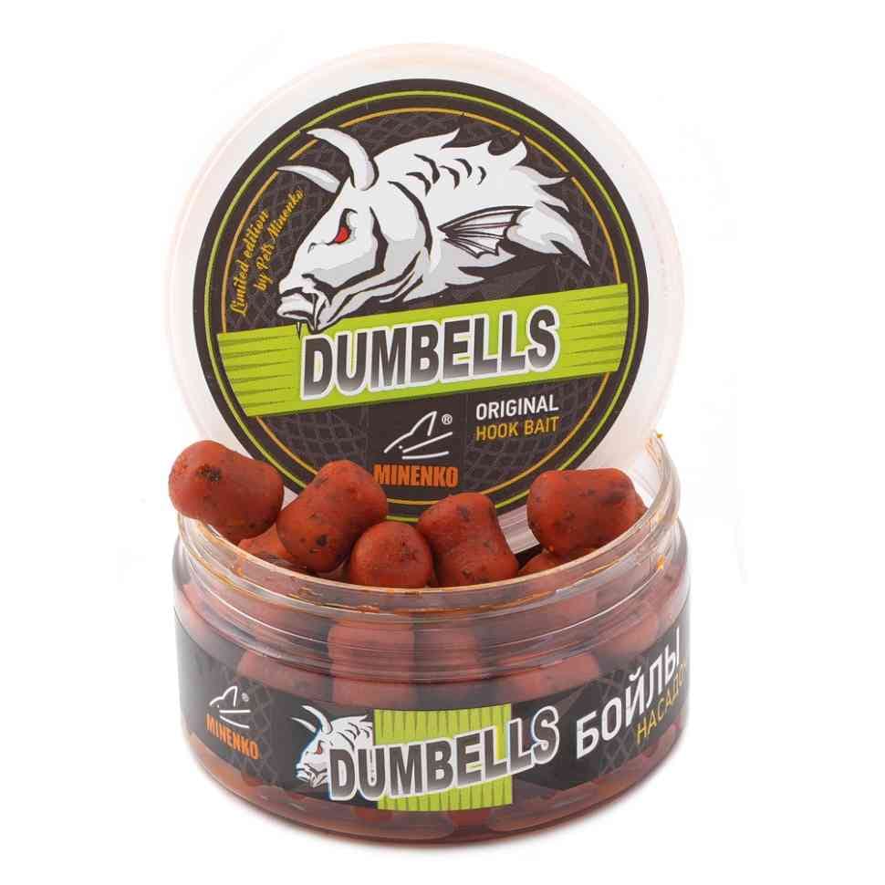 სანემსე DUMBELLS ბოილები MINENKO ORANGE PLUM 14×20მმ (დიპში)