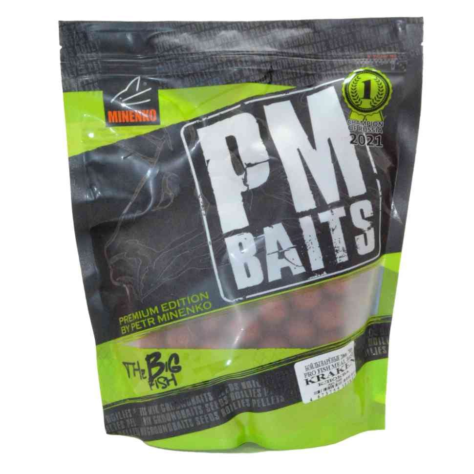 მოხარშული ბოილები MINENKO (შტოში) PRO FISH MEAL KRAKEN 20მმ (Zip-lock)