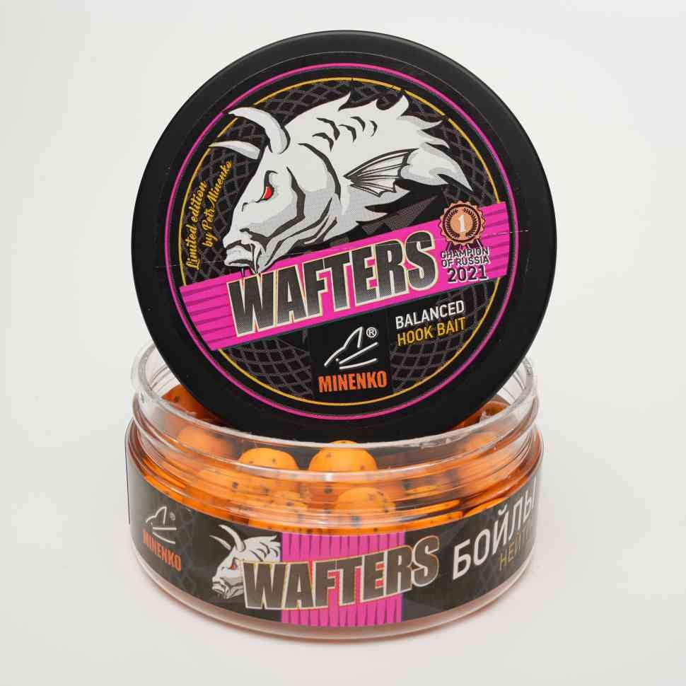 ნეიტრალური ტივტივადობის ბოილები WAFTERS PRO FLUO ORANGE PLUM (ნარინჯისფერი ქლიავი) 12მმ