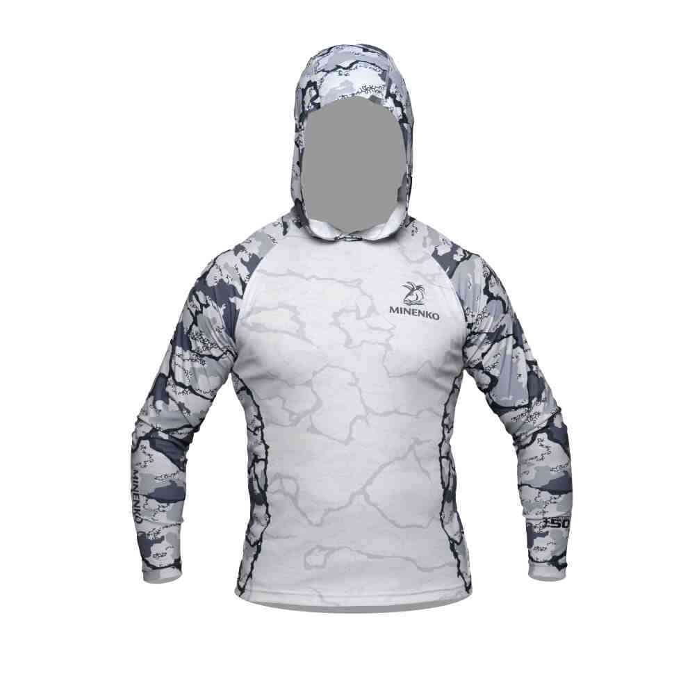 ჯერსი კაპიუშონით Graphite white camo (XXXL)