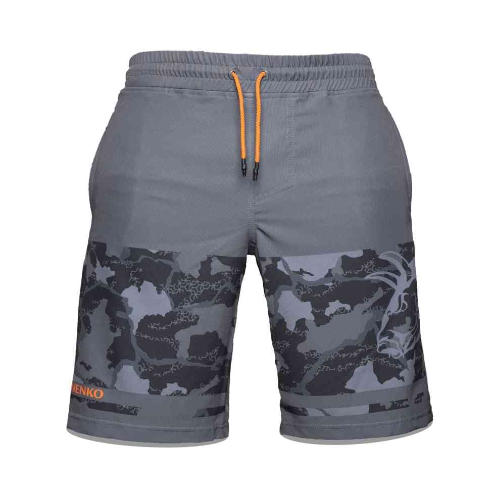 შორტები რეზინზე Graphite black camo (S)