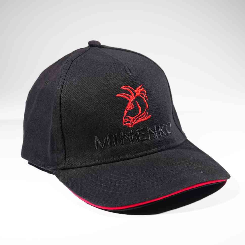 კეპი MINENKO Black red new