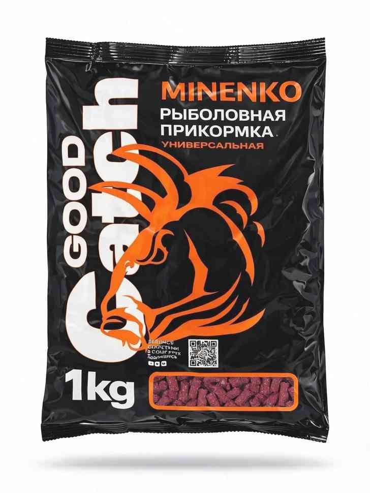 გრანულირებული საკვები MINENKO Good Catch (1 კგ) ქლიავი 5მმ