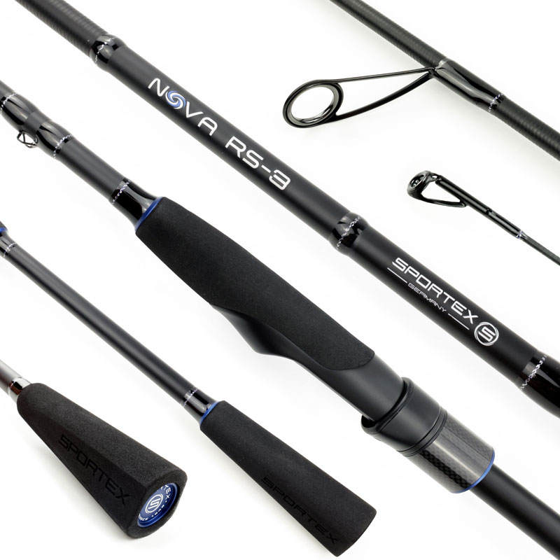 სპინინგი Sportex Nova RS-3 PT1950 Baitcast, 1.95 მ (2 ნაწილი), ტესტი 3–15 გ