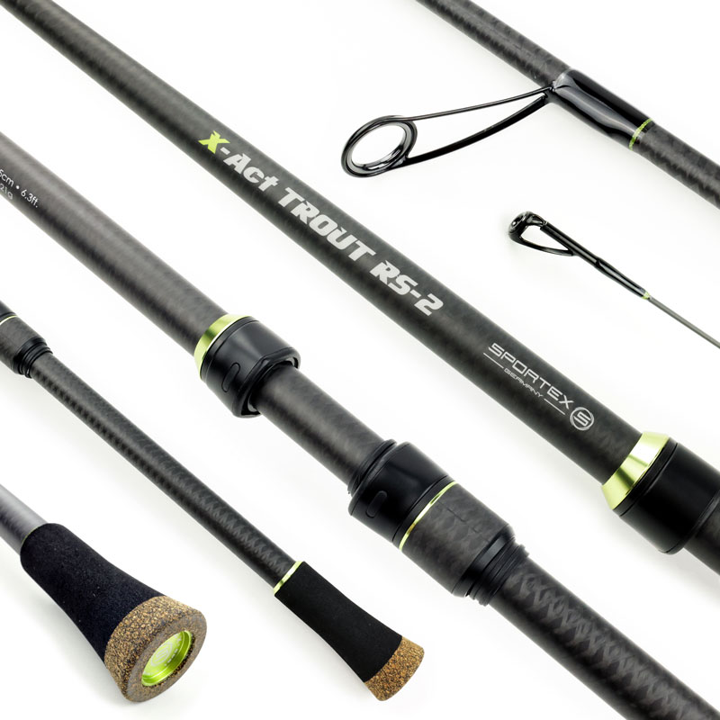 სპინინგი Sportex X-Act Trout RS-2 XA2011, 2.05 მ (2 ნაწილი), ტესტი 3–21 გ